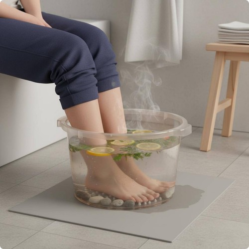 Seau bain pieds profond - de,