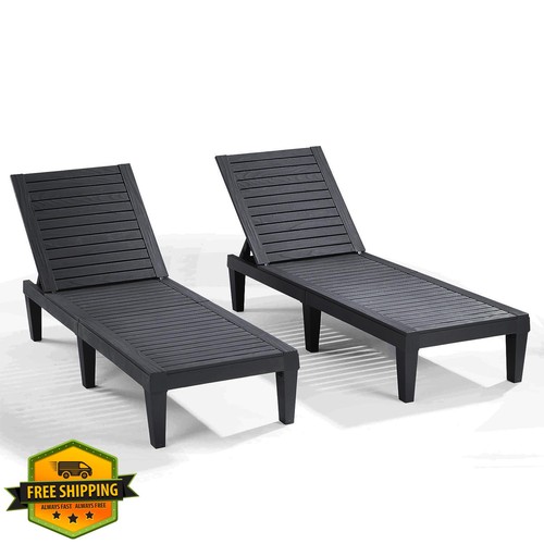 Nestl black chaise - chaise, lounge