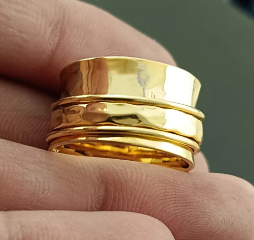 Bague toupie délicate - , en