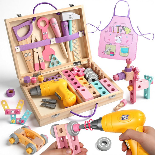 Boîte outils enfant jouet - outils,