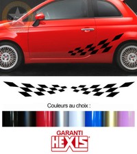 2 X BANDES DAMIERS POUR FIAT