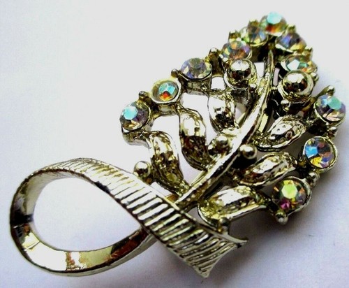 Broche ancienne couleur - broche,