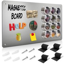 Tableau Magnétique Mural Plaque Aimantee pour Magnets 30x43.5x0.08cm Ultra Mi...