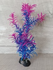 Plante Plastique Bicolore 20/22 cm pour Aquarium ou Vivarium - Poisson  (1554)