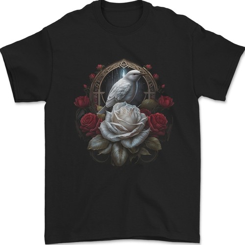 Oiseau une rose - une, devant