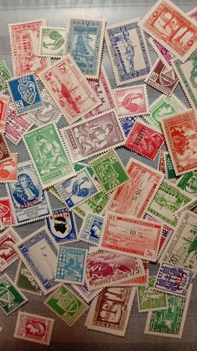 Lot timbres algerie anciens - lot,