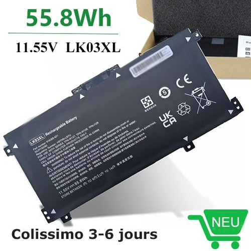 8wh lk03xl batterie pour - batterie, hp