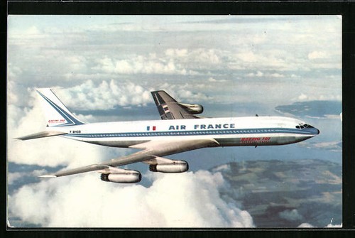 Carte postale avion - , 707