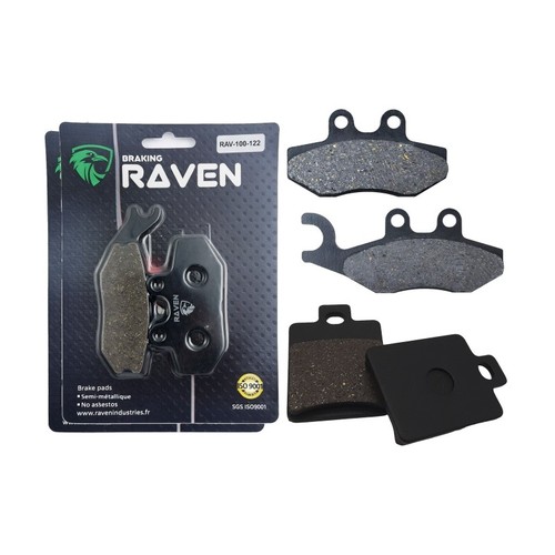 Kit plaquettes frein avant - plaquettes,