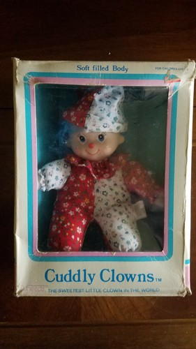 Vintage uneeda cuddly clowns - uneeda,