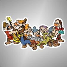 AUTOCOLLANT sept nains décalcomanie autocollant