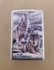 ZIPP0 LOUPS EN HIVER SIGNÉ MAZZI ORIGINAL