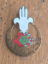 Insigne militaire - militaire, 22°