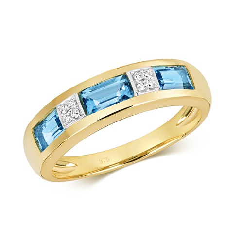 Bague femme semi pavée - semi, or