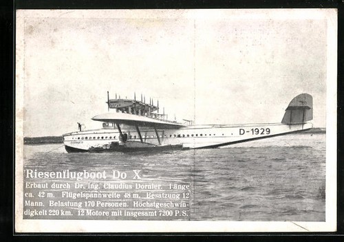 Riesenflugboot dornier x - riesenflugboot,