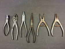 Lot 6 anciennes pinces mécanique auto moto BOST BEM-Nogent multiprise atelier