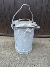 Poubelle Vintage En Zinc