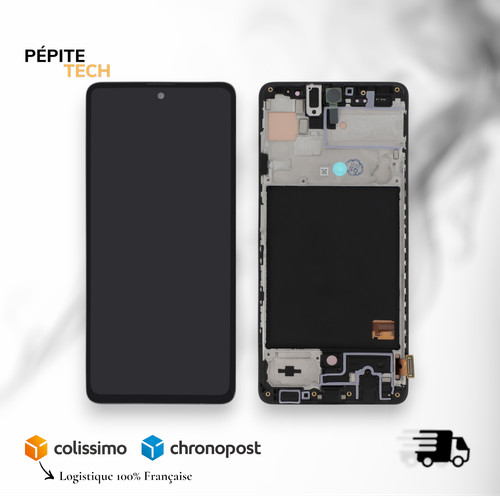 écran oled vitre - +, tactile