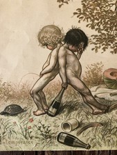 Art Nouveau 1912 Menu