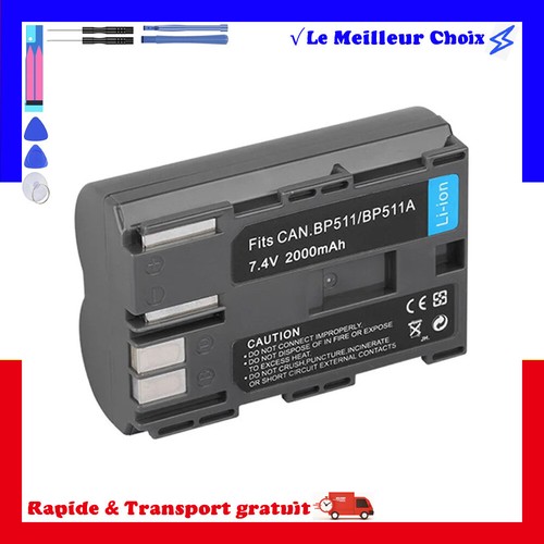 Batterie 511 pour canon eos - bp-511,