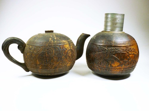 Ancien pot thé et - pot, à