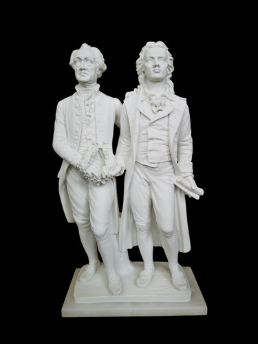 Sculpture schiller et - schiller,