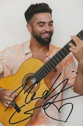 Autographe sur photo kendji - autographe,