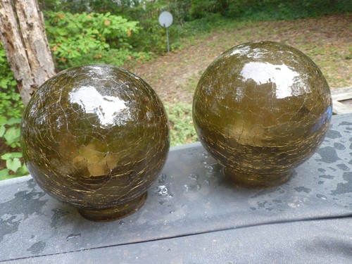 Olive green heavy glass - green,