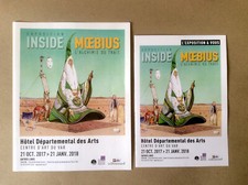 Exposition Inside Moebius Toulon 2018 * Dépliants x 2 (Programme + Exposition)