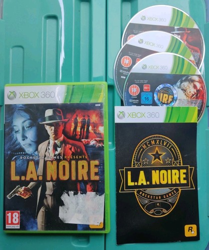Jeu noire pour xbox - jeu, l.a.