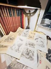 Gravures anciennes sur acier