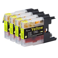 4 Cartouches d'encre Yellow XL