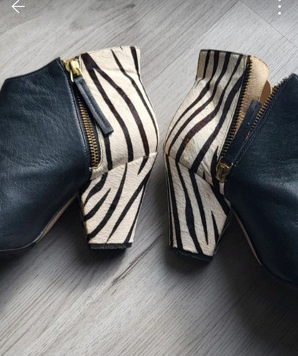 Bocage bottines cuir zèbre - bocage,