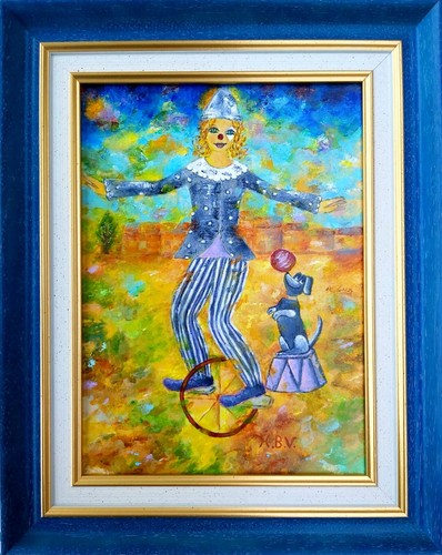 Très belle acrylique b v - trÈs,