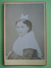 photo CDV Format Cabinet ARLESIENNE  COSTUME PROVENCE.