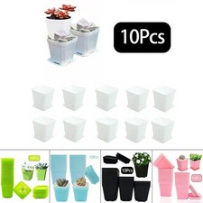Fleurs Pots W/Vidange Plateau