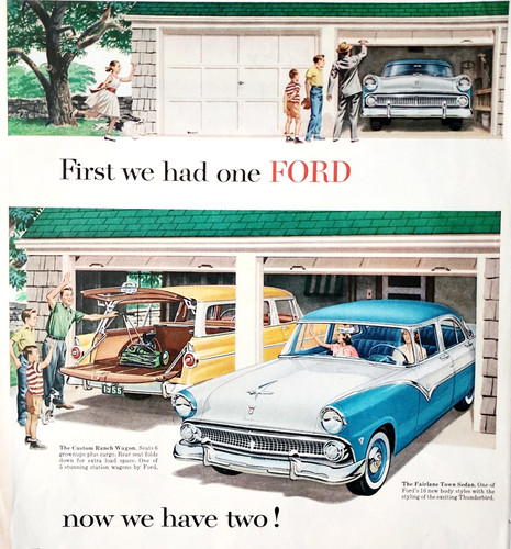 1955 ford fairlane - ford, town