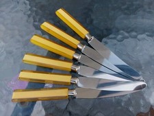 Lot vintage de 6 couteaux à