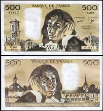 France 500 francs - france, 1987,