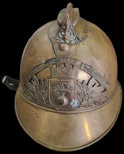 Ancien casque pompiers - casque,