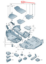 AUDI Q7 4M Ensemble de tapis