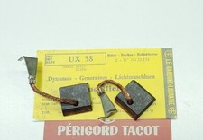 Balais Dynamo Ducellier Charbon UX 58 PEUGEOT 204 403 404 RENAULT R6 R8 R12 UX58