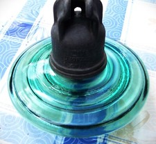 ISOLATEUR VERRE ANCIEN CIV HT