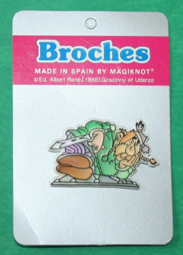 Broches vintage abraracourcix - ,