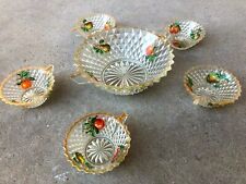 n°1  )  ANCIEN LOT  coupe à fruits, saladier verre vintage