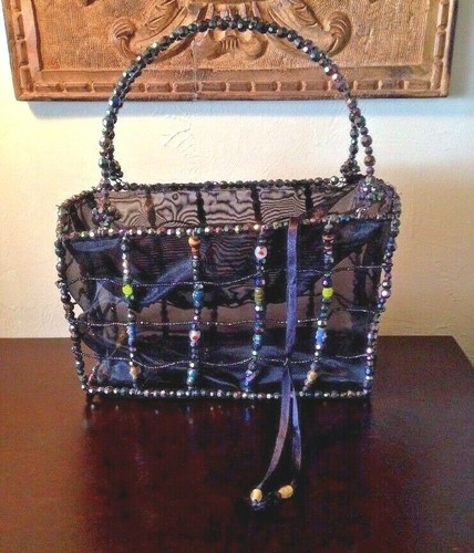Mango beaded cage draw - cage,