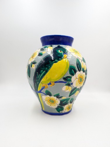 Moyen vase art déco - déco, boch
