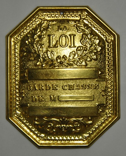 Plaque métier garde - plaque,