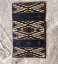 Rare 1910s Tobacco Felt Rug