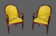 Paire de fauteuils époque Charles X